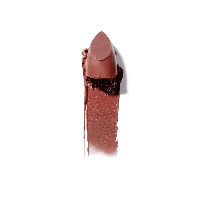 Ilia Color Block High Impact Lipstick in marsala shade, new in box, showcasing vibrant, creamy lipstick with bold color.