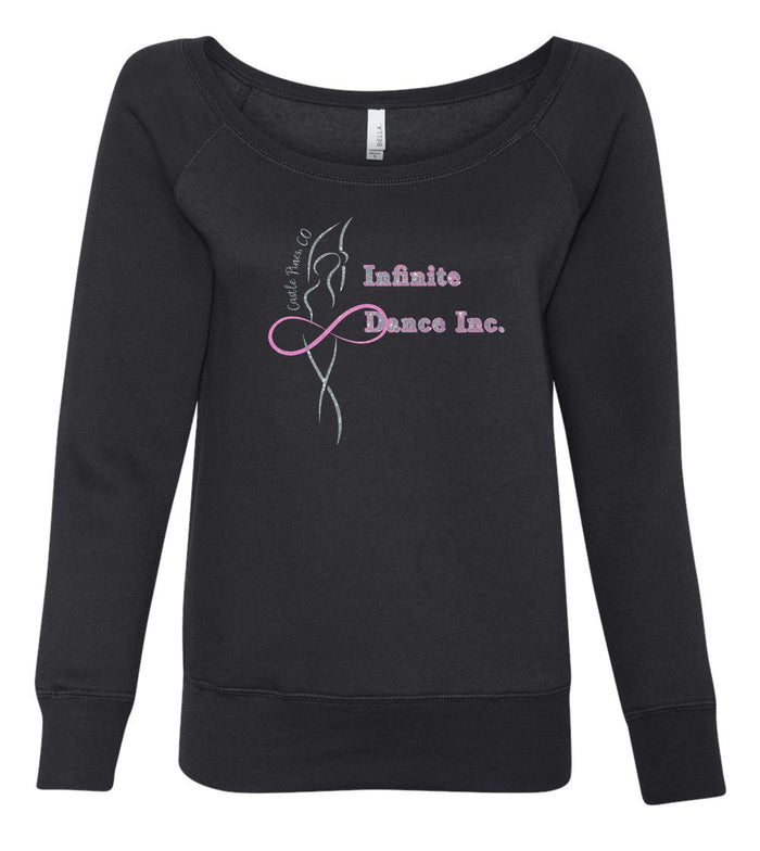 Infinite Dance Wide Neck Triblend Sweatshirt