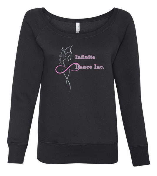 Infinite Dance Wide Neck Triblend Sweatshirt