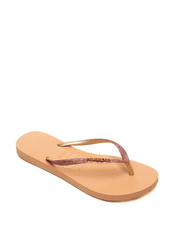 HAVAIANAS Infradito slim glitter rosa R4146975 SLIM GLITTER-9898