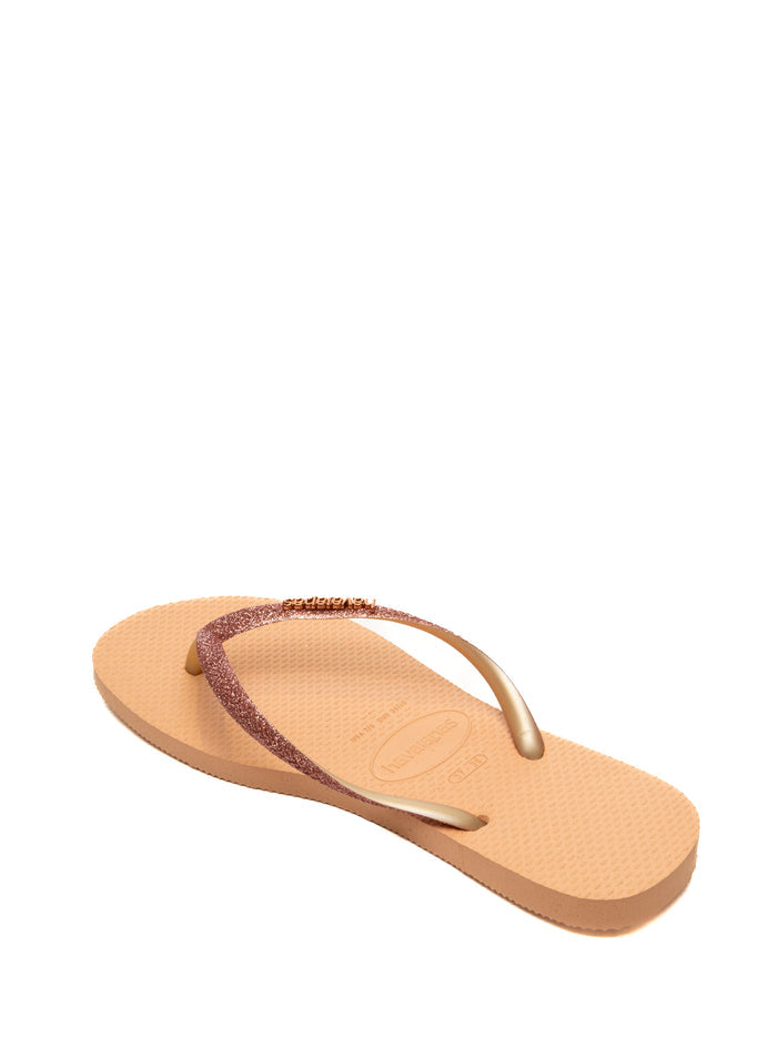 HAVAIANAS Infradito slim glitter rosa R4146975 SLIM GLITTER-9898