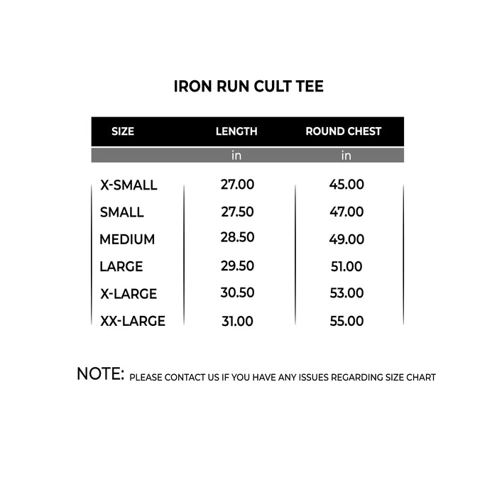 Iron Run Cult Tee