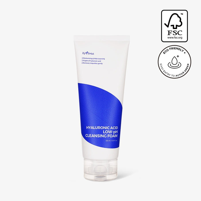 ISNTREE Hyaluronic Acid Low Ph Cleansing Foam غسول البشرة الرغوي بالهايلرونك اسد من ازنتري