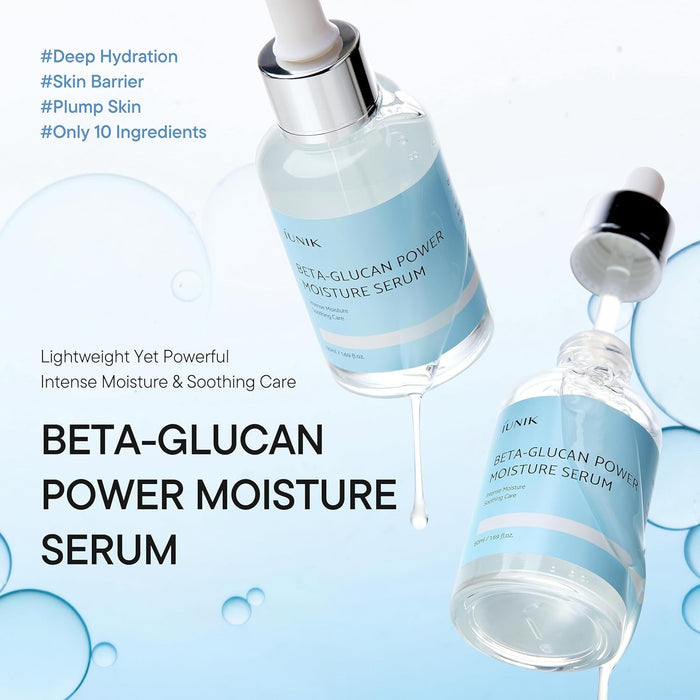 IUNIK Beta Glucan Power Moisture Serum 50ml | VGLE Beauty Canada