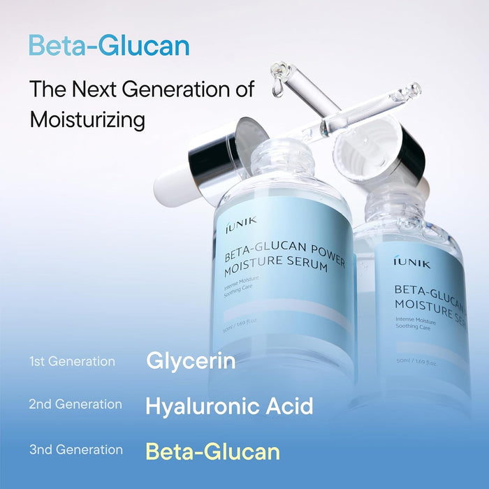 IUNIK Beta Glucan Power Moisture Serum 50ml | VGLE Beauty Canada