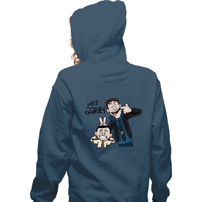 Zippered Hoodies, Unisex / Small / Indigo Blue