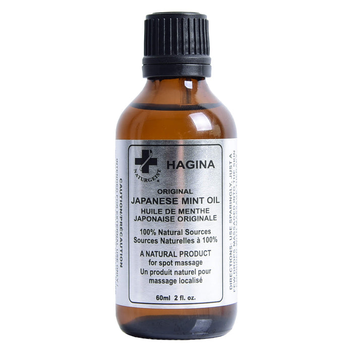 Bottle of Hagina Japanese Mint Oil 60mL