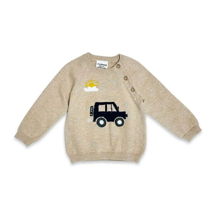 Jeep Baby Pullover, Organic Cotton