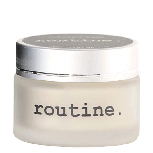 Jar of Routine. Johnny's Cash (Baking Soda Free) Deodorant 58g
