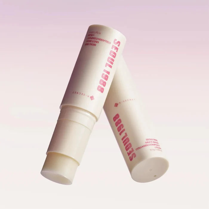 K - Secret Seoul 1988 Multi Balm: Collagen Complex 7 + Plum 10.7g كي - سيكريت سيول 1988 بلسم متعدد الاستخدامات: مركب الكولاجين 7 + البرقوق - Princess Cosmetics Qatar