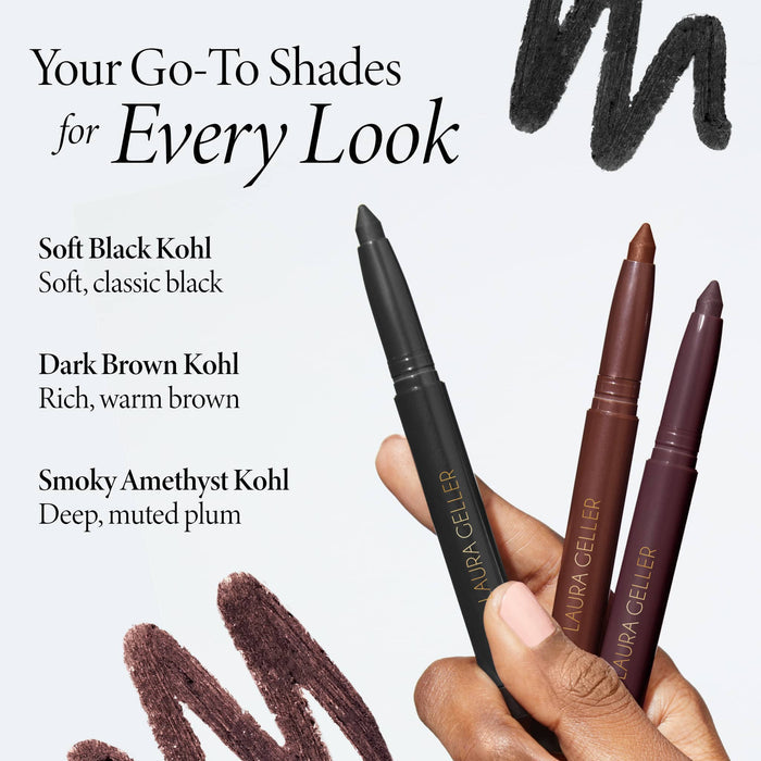 Kajal Longwear Eyeliner Trio (3 PC) whats included