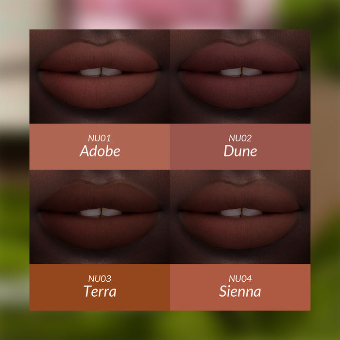 KALEIDOS Matte Lip Clay 4-Stick Gift Set #Sand Castle T3746