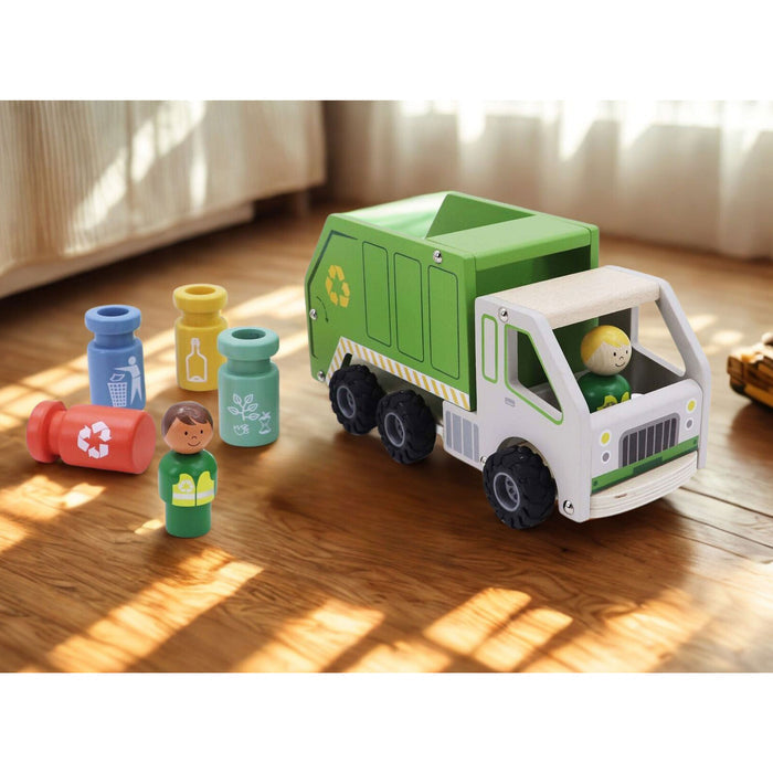 Kaper Kidz Wooden Recycling Garbage Truck