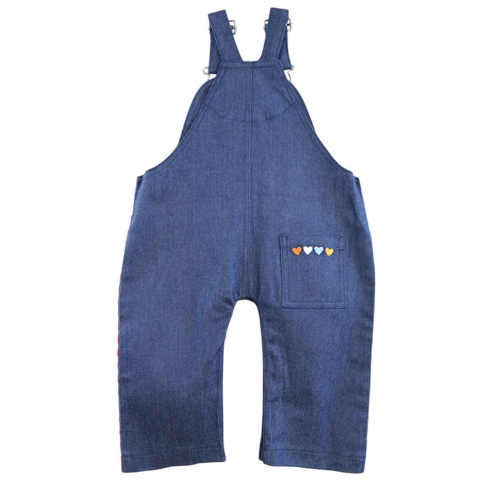 Kapow Kids Denim Love Overalls
