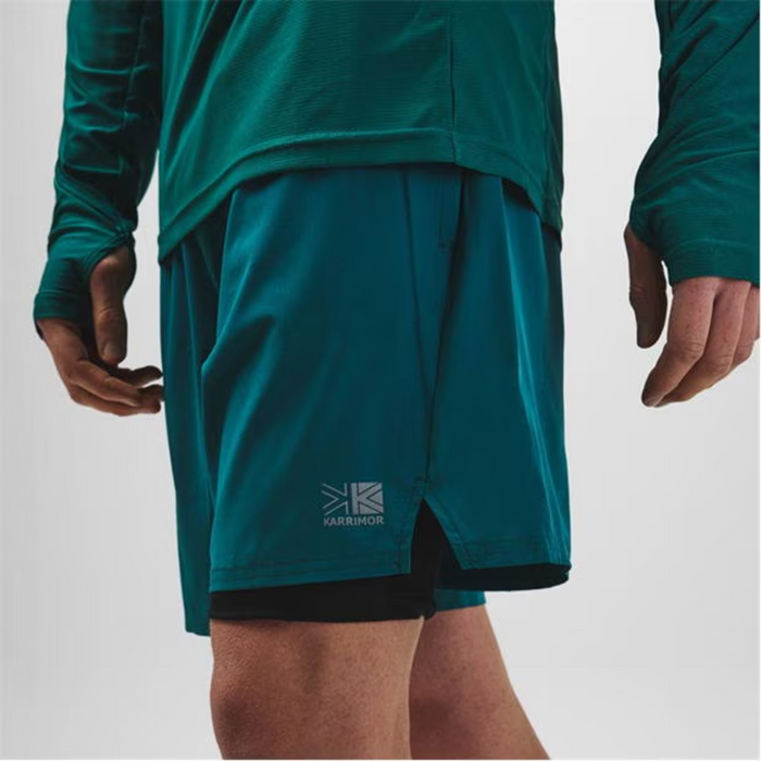 Karrimor Run 1/4 Zip / Shorts Set - Teal