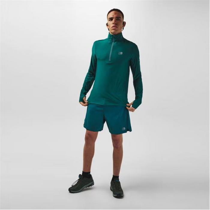 Karrimor Run 1/4 Zip / Shorts Set - Teal