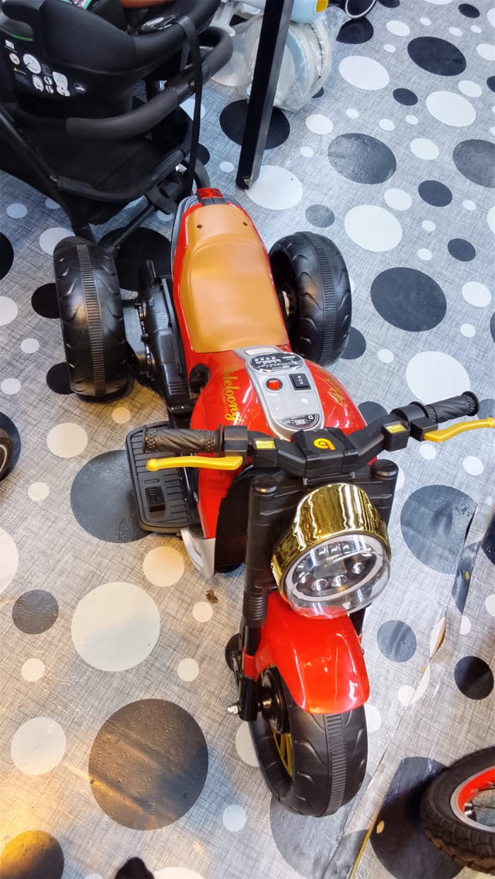 Kids Electric Ride-On Motorcycle – Red