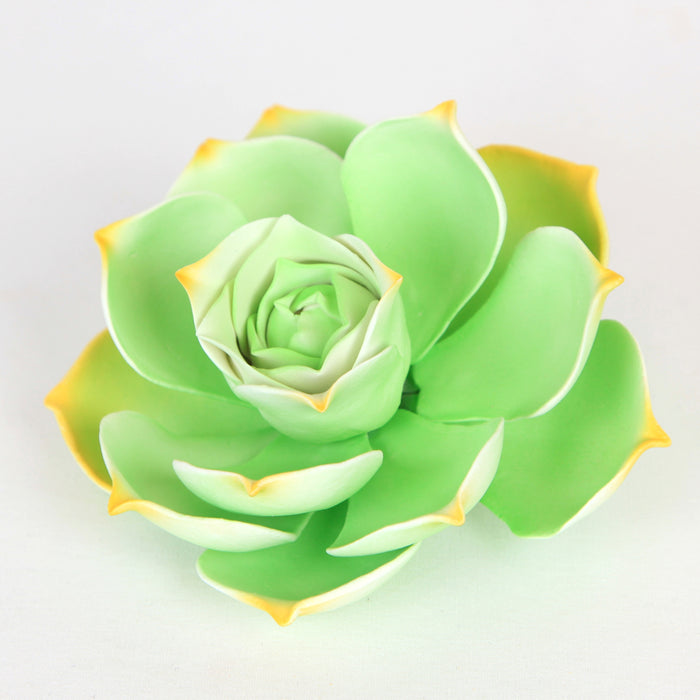Gumpaste Succulent Sugarflower cake topper perfect for cake decorating fondant cakes & wedding cakes. | CaljavaOnline.com