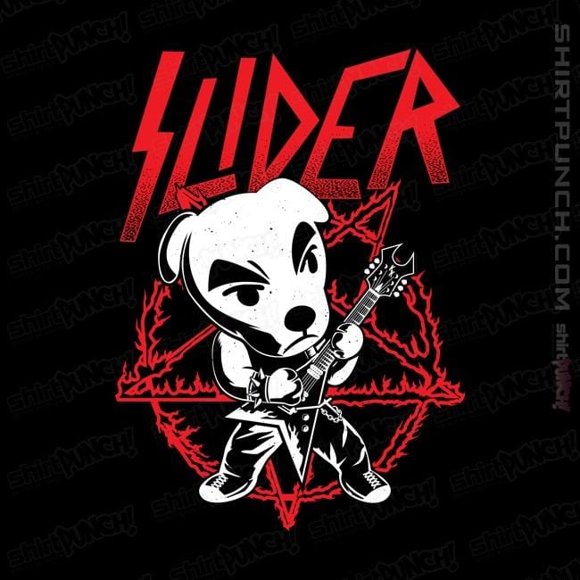Secret_Shirts Magnets / 3"x3" / Black KK Slider King