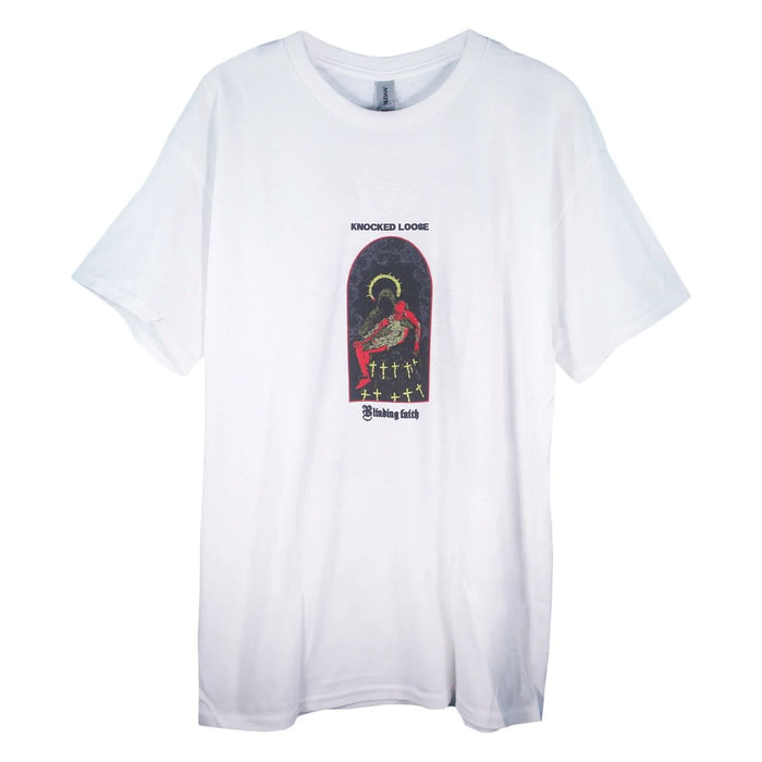 KNOCKED LOOSE (You Won't Go Before You're Supposed To - White) Men's T-Shirt