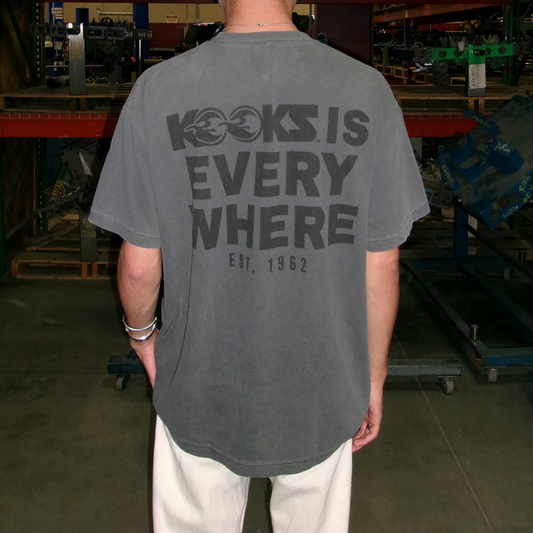 KOOKS is Everywhere T-Shirt – Grey (Misprints)
