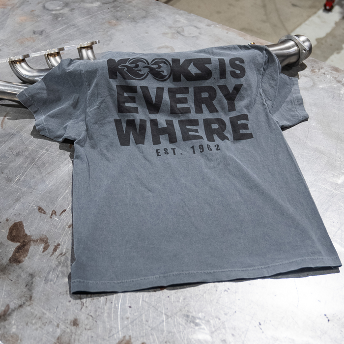 KOOKS is Everywhere T-Shirt – Grey (Misprints)