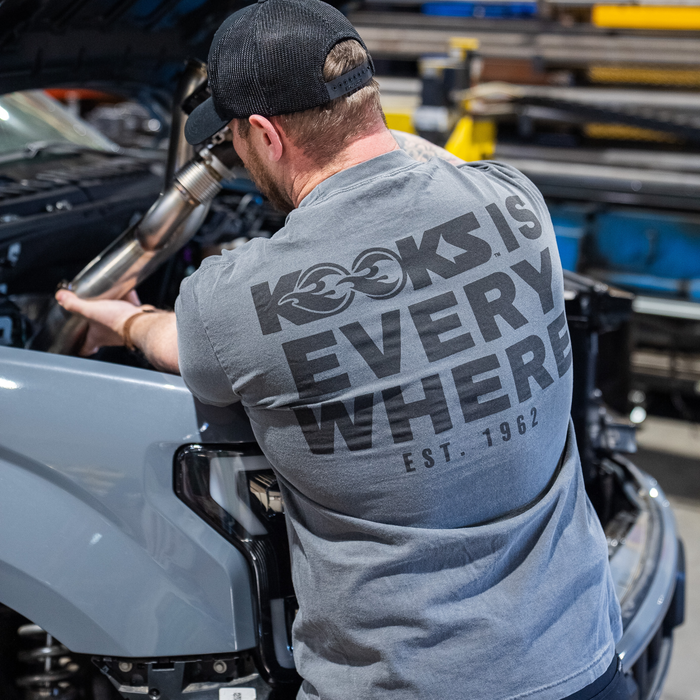 KOOKS is Everywhere T-Shirt – Grey (Misprints)