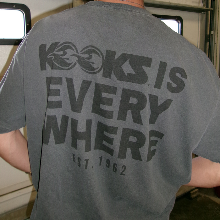 KOOKS is Everywhere T-Shirt – Grey (Misprints)