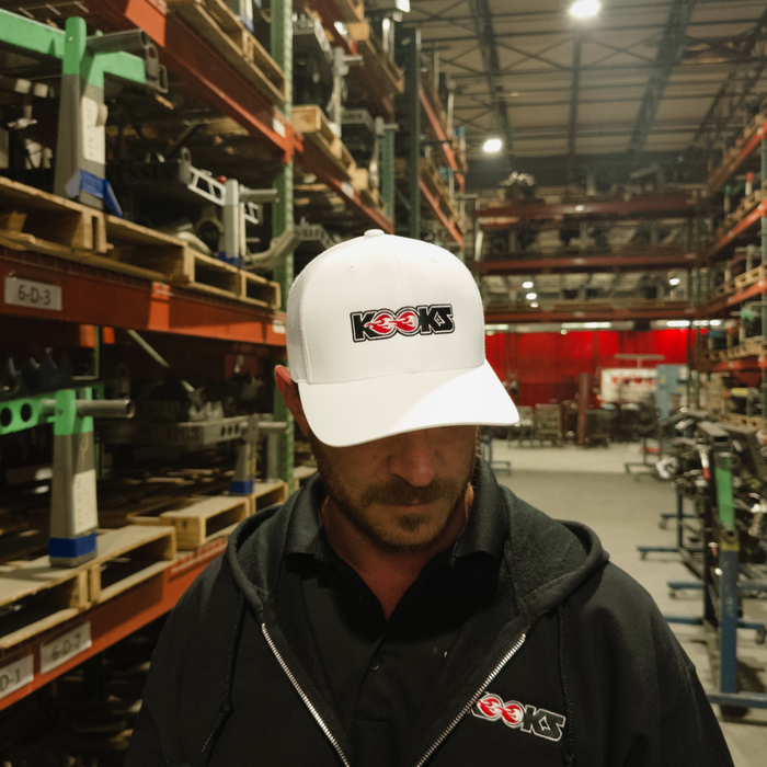 Kooks White Logo Snapback Hat