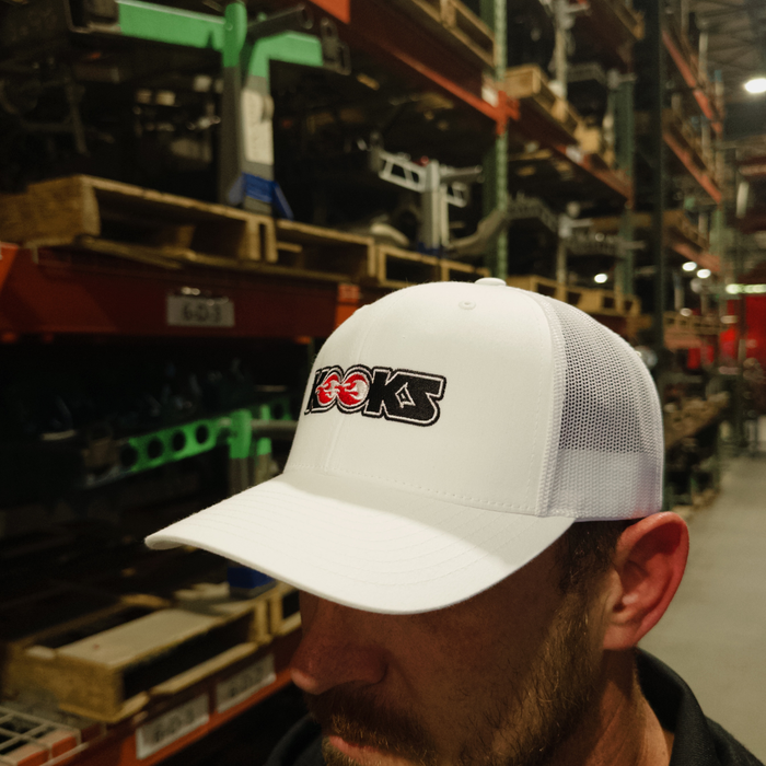 Kooks White Logo Snapback Hat