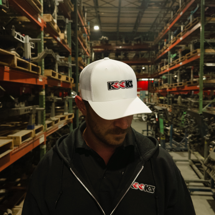 Kooks White Logo Snapback Hat