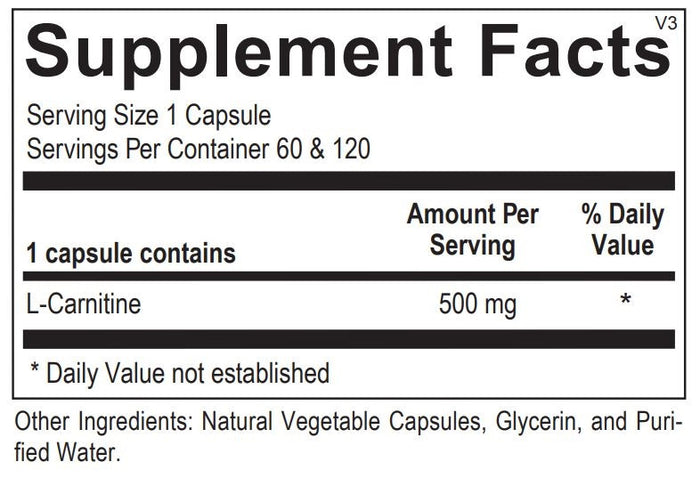 L-Carnitine 60ct by Ortho Molecular