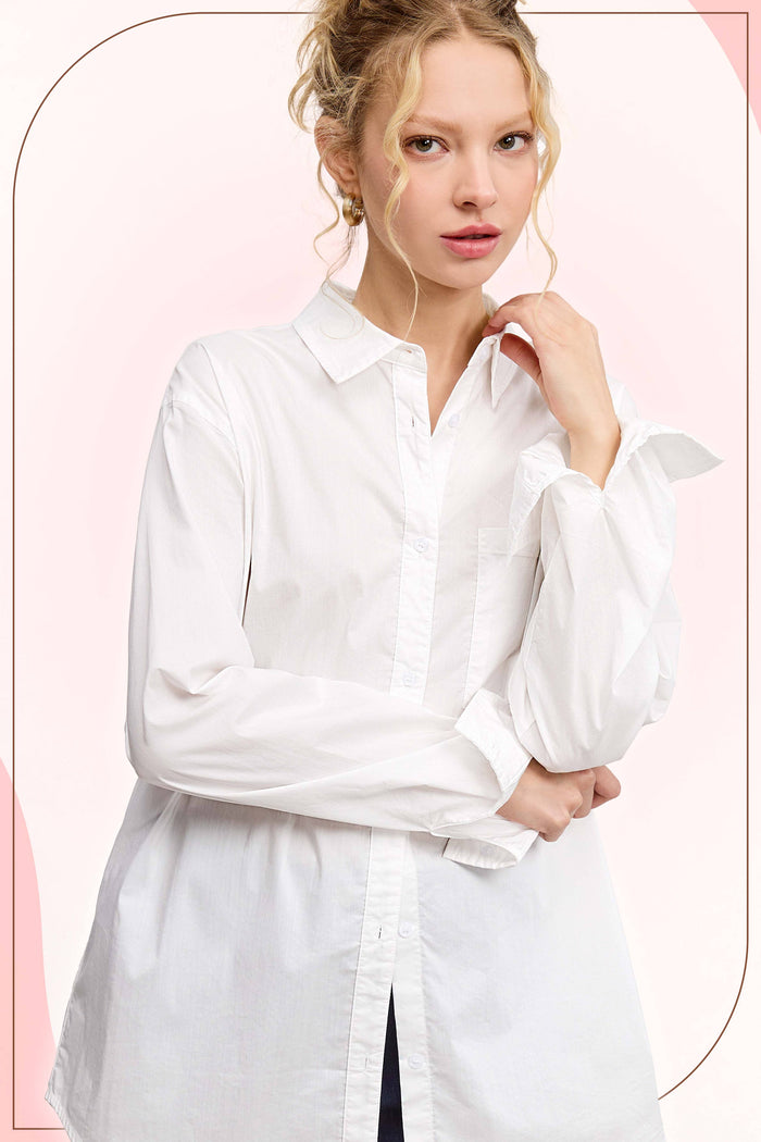 La Miel White Poplin | S
