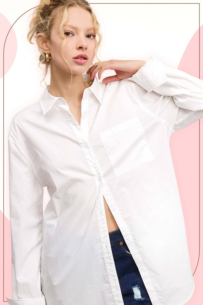 La Miel White Poplin | S