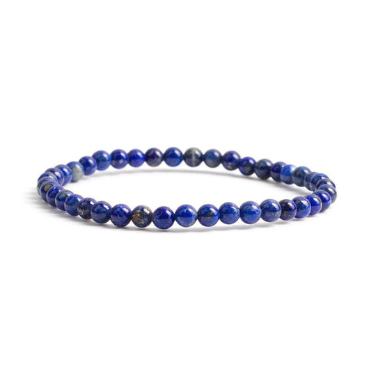 Crystal Bracelet - 4mm Lapis Lazuli