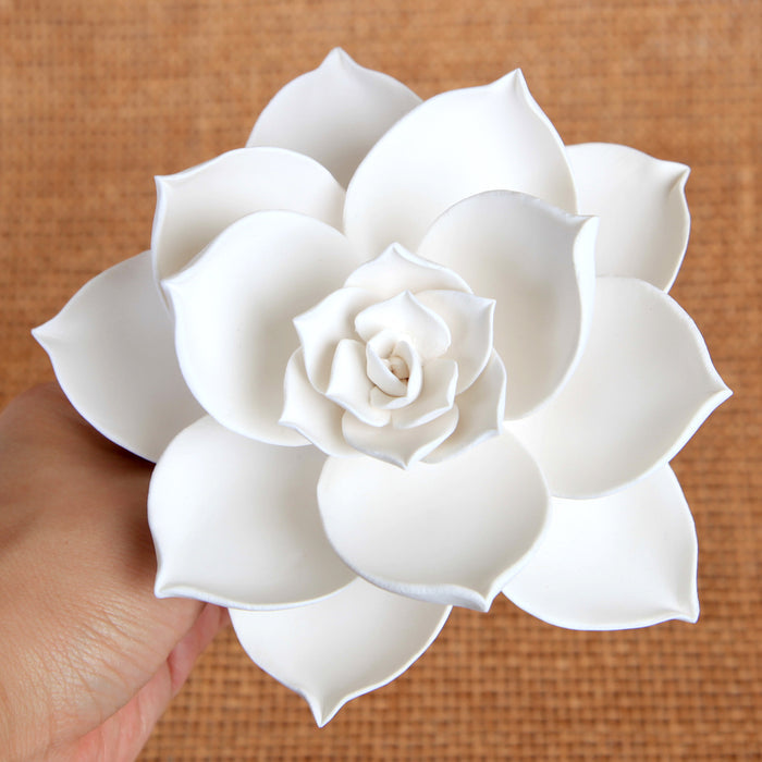 Gumpaste Succulent Sugarflower cake topper perfect for cake decorating fondant cakes & wedding cakes. | CaljavaOnline.com
