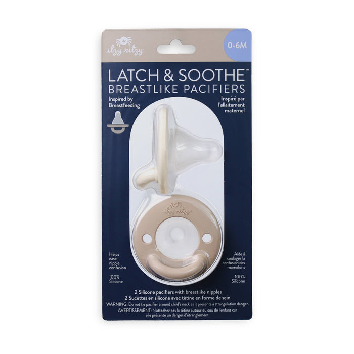 Latch & Soothe Pacifier - Taupe