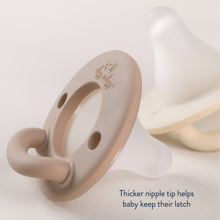 Latch & Soothe Pacifier - Taupe
