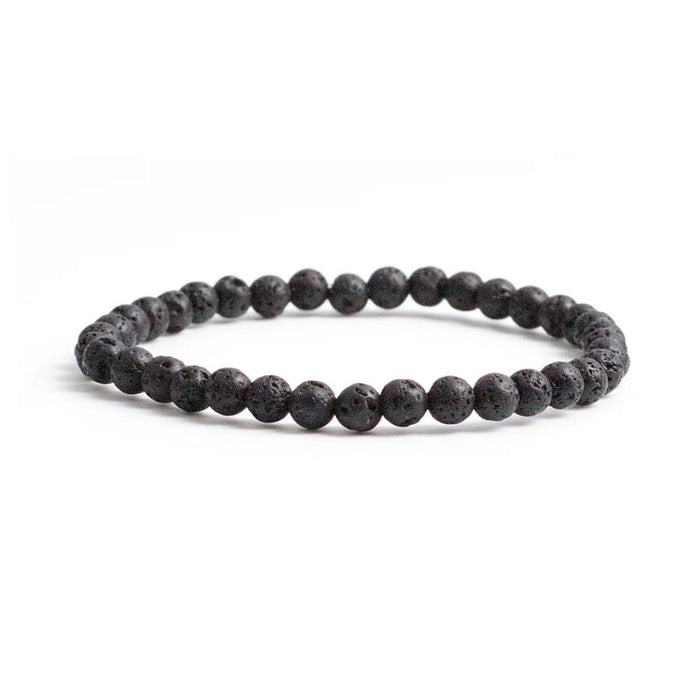 Crystal Bracelet - 4mm Lava