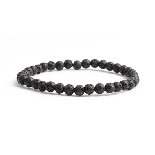 Crystal Bracelet - 4mm Lava