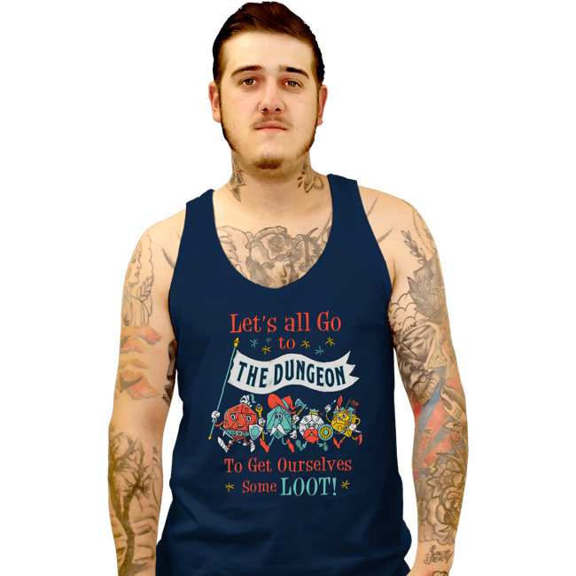 Tank Top, Unisex / Small / Navy