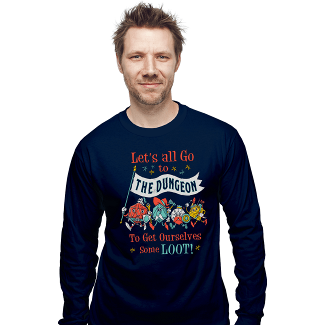 Long Sleeve Shirts, Unisex / Small / Navy