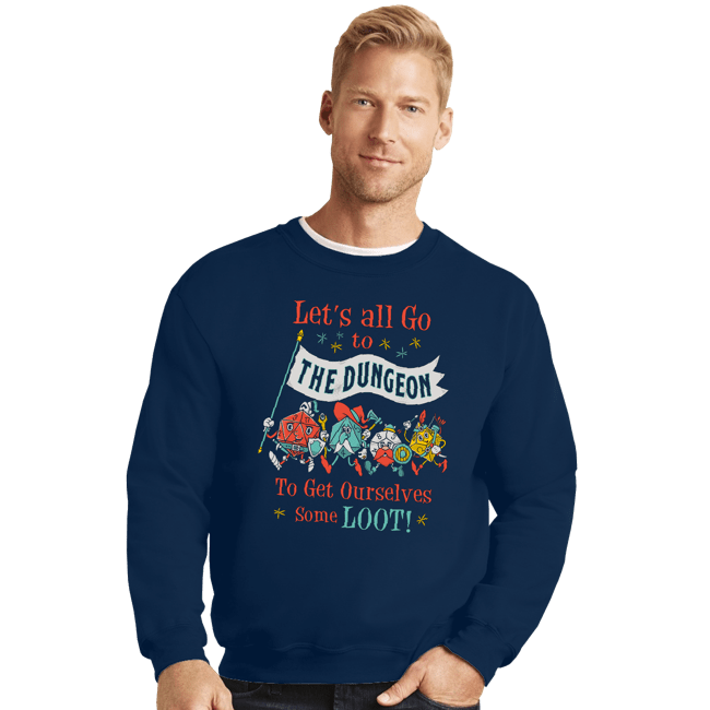 Crewneck Sweater, Unisex / Small / Navy