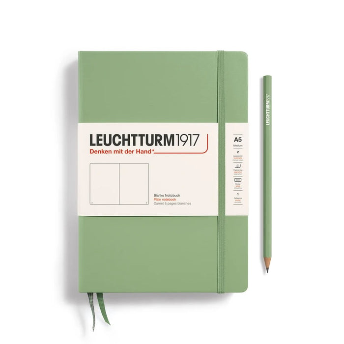 LEUCHTTURM1917 Hardcover Blank Notebook - A5, Sage