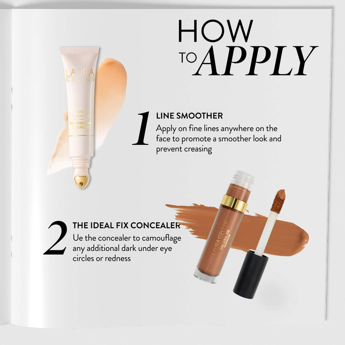 Line Smoother Under Eye Kit (2PC) How to apply