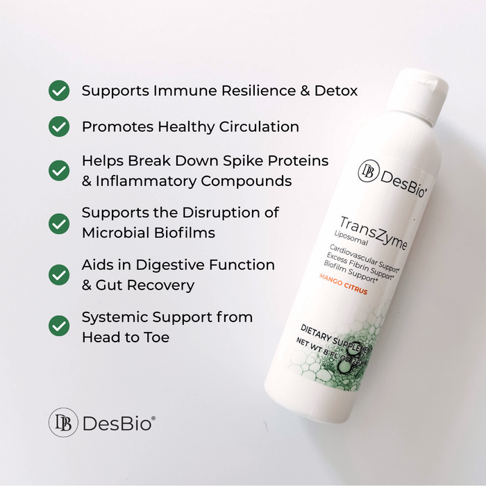 TransZyme uses liposomal delivery to help your body absorb enzymes 3–10× more effectively.