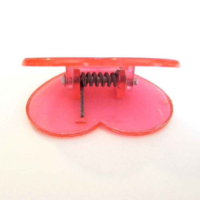 Little Twin Stars big pink heart clip