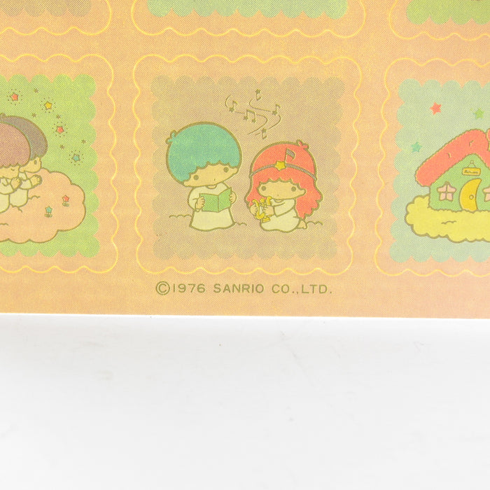 Little Twin Stars stickers dated 1976 Sanrio