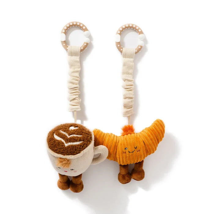 Living Textiles Coffee & Croissant Stroller Toys
