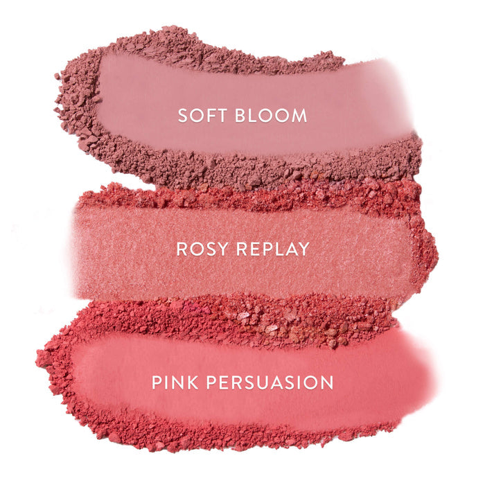 Made to Multitask Powder Palette, Flawlessly Flushed swatches